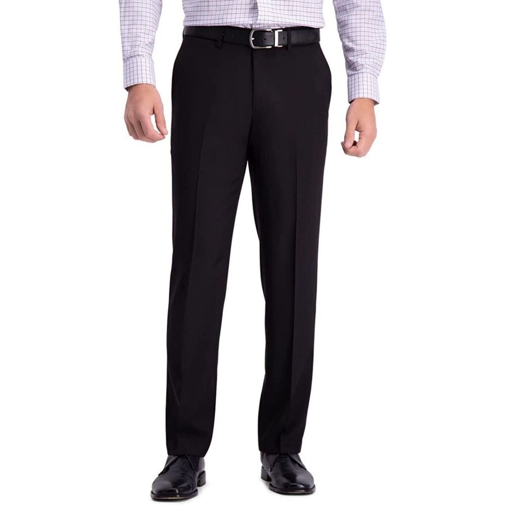 Haggar Men's Premium Comfort Dress Slim & Straight Fit Pant 34W x 32L